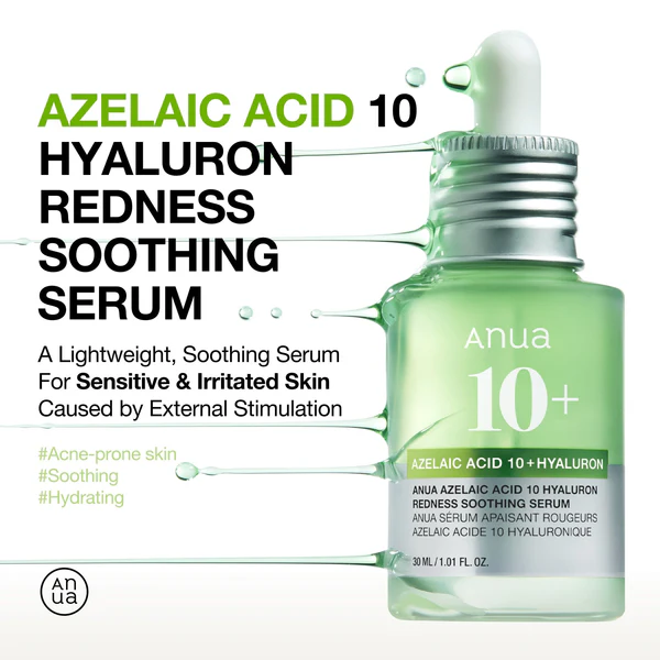 Anua Azelaic Acid 10 + Hyaluron Redness Soothing Serum (alt)