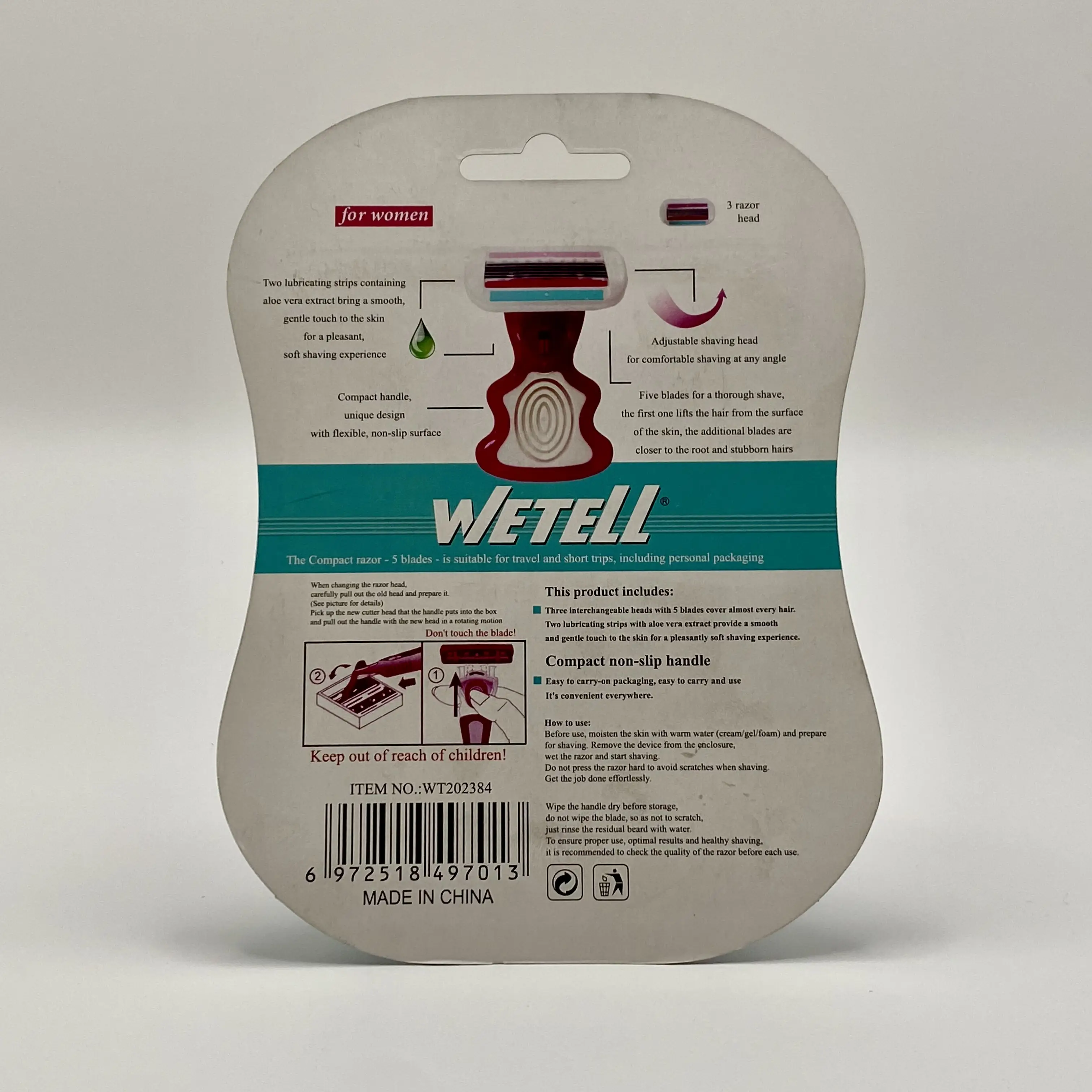 ماكينة حلاقة نسائية بخمس شفرات من ويتيل (alt)