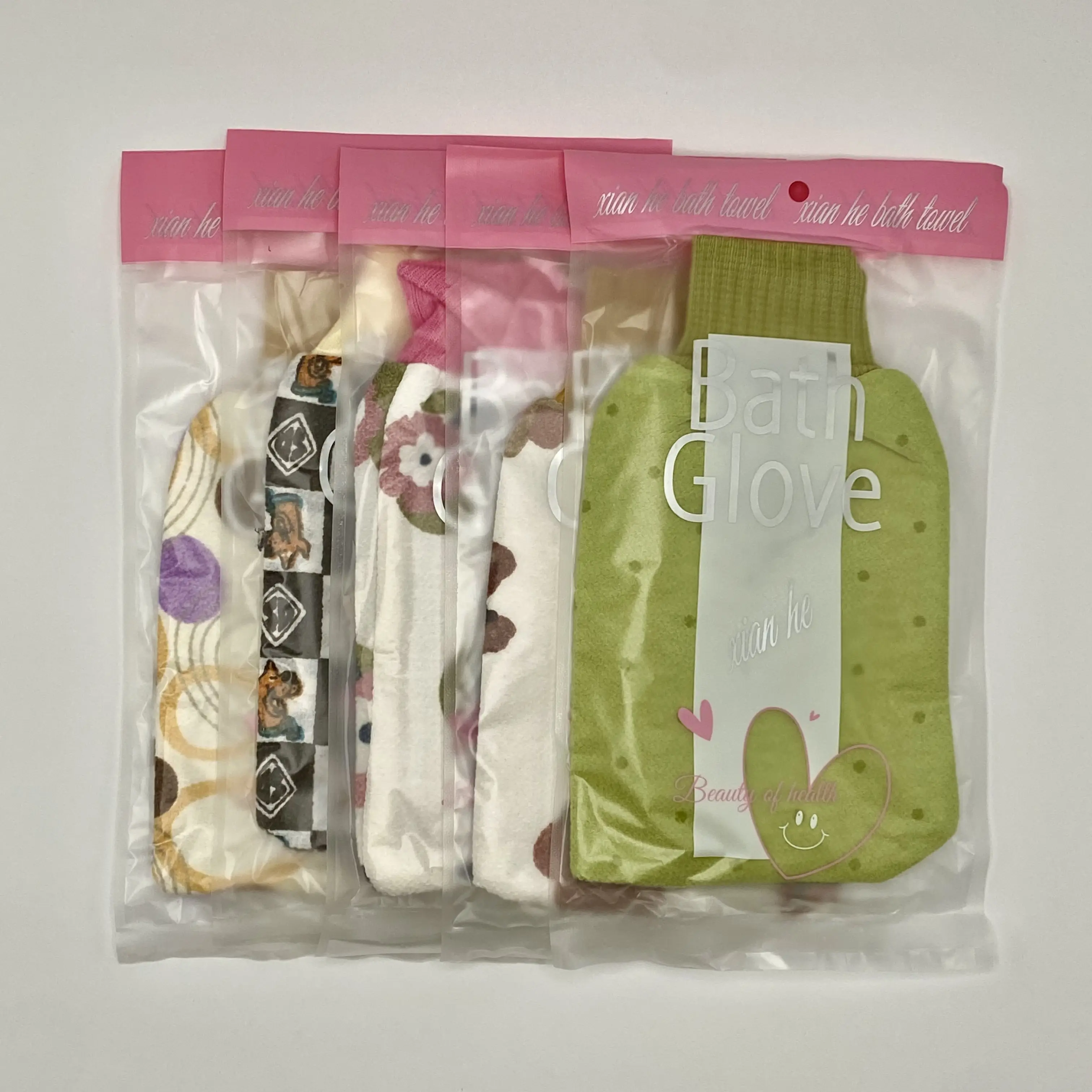 قفاز الاستحمام المقشّر من شيان هي (alt)