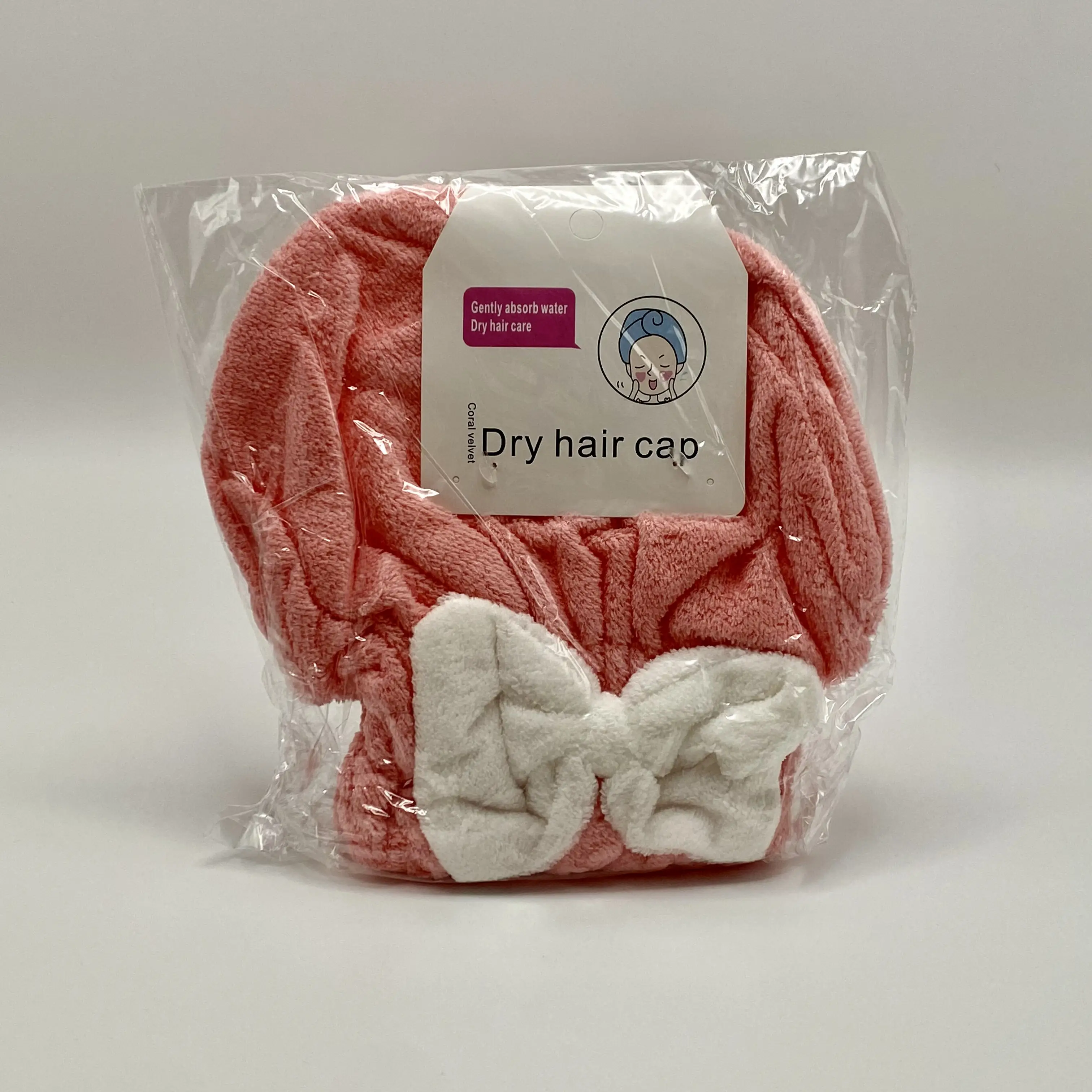 قبعة تجفيف الشعر فائقة الامتصاص