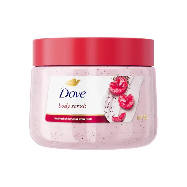 Dove Body Scrub – Crushed Cherries & Chia Milk - 425gm