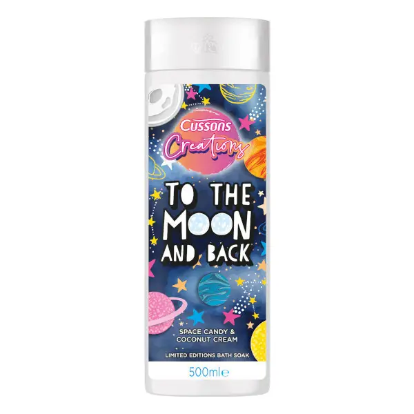Cussons Creations To The Moon and Back – Space Candy & Coconut Cream Bath Soak