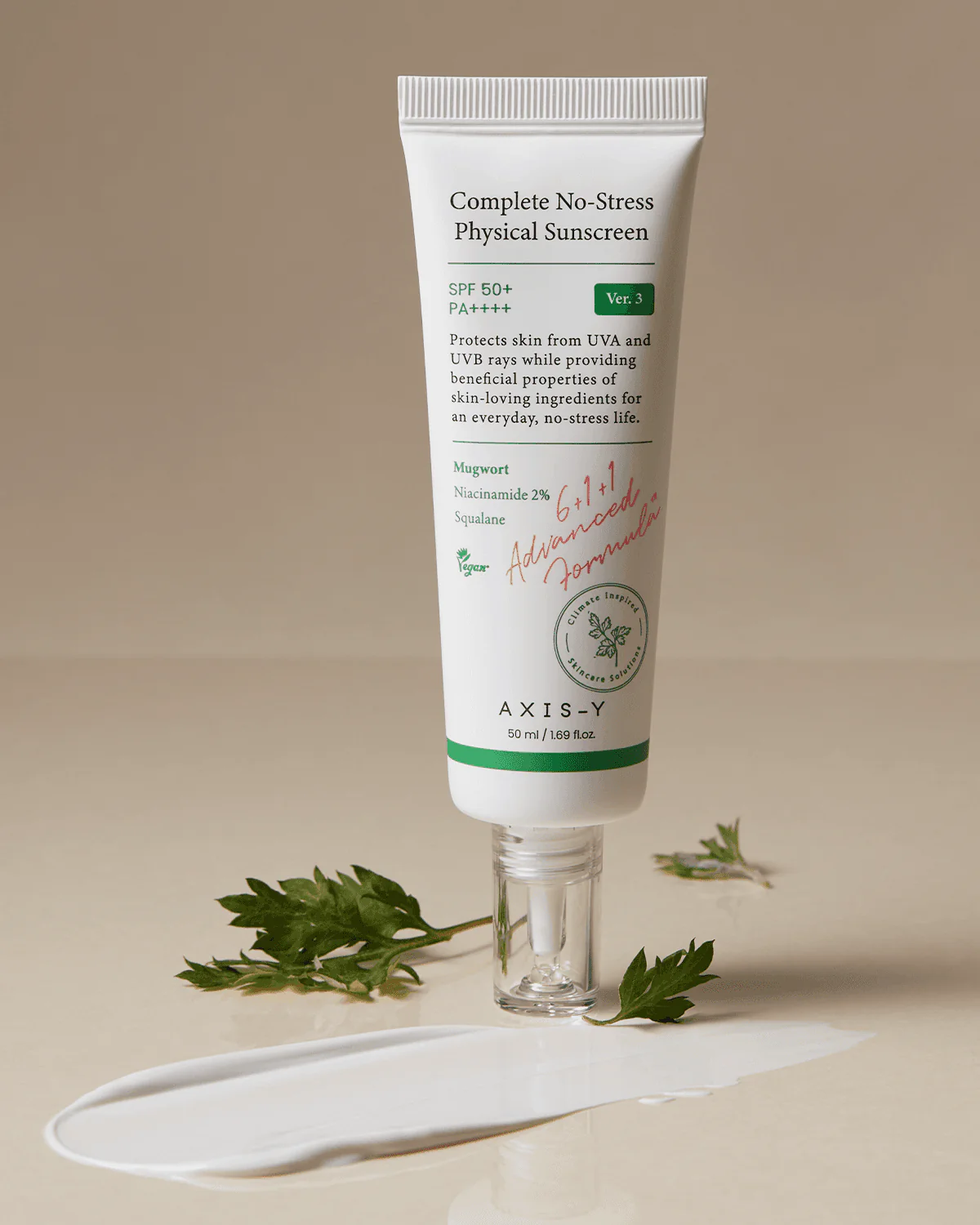 AXIS-Y Complete No-Stress Physical Sunscreen SPF50 (alt)