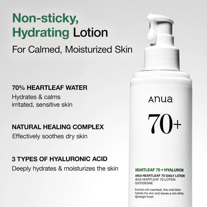 Anua Heartleaf 70+ Hyaluron Daily Lotion (alt)