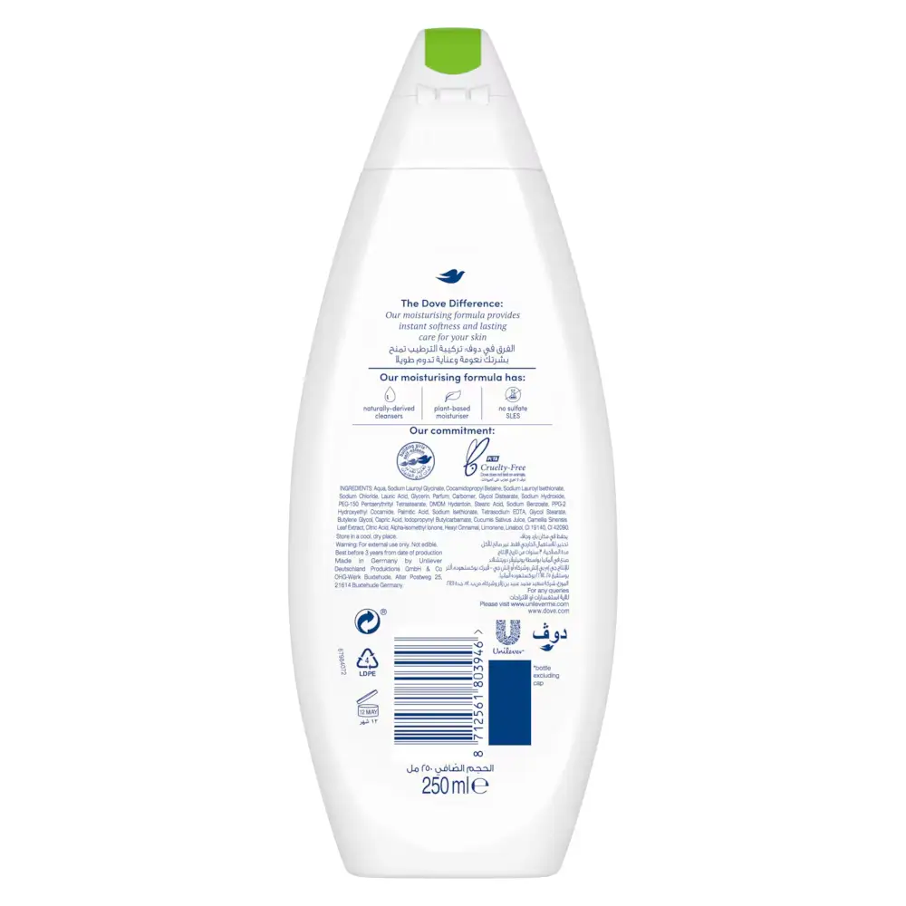Dove Refreshing Body Wash with Cucumber & Green Tea (alt)