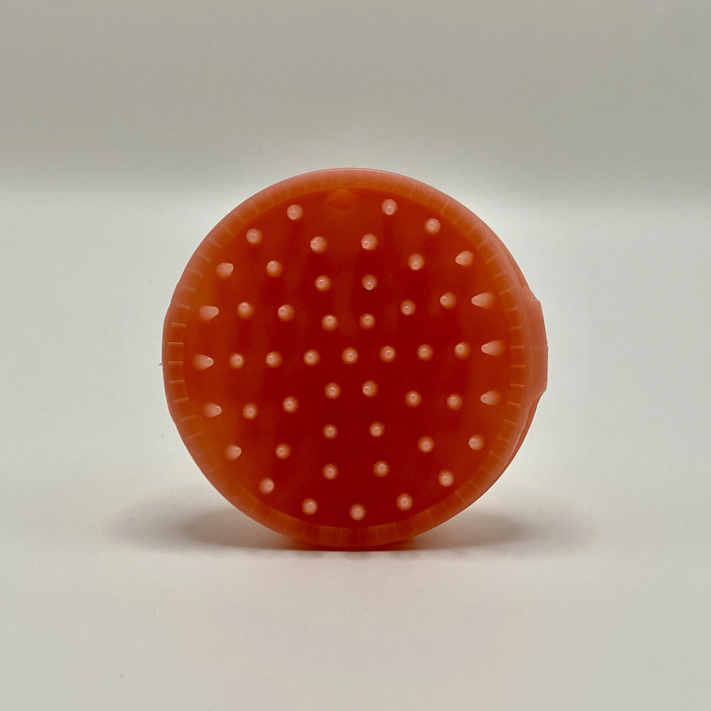 فرشاة السيليكون لتدليك الجسم وفروة الرأس